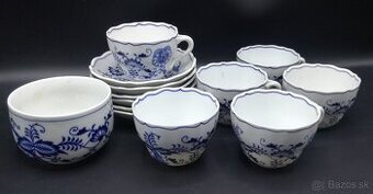 Dubí šálky s podšálkami a cukornička