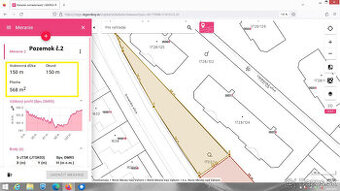Stavebný pozemok na predaj 568m2 v Novom Meste nad  Váhom