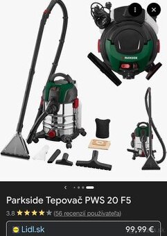 Tepovač - vysávač PARKSIDE