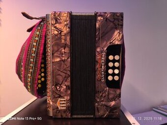 Predám heligonky Zn. Hohner,ladenie CF