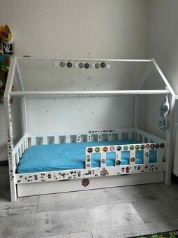 Detská posteľ domček