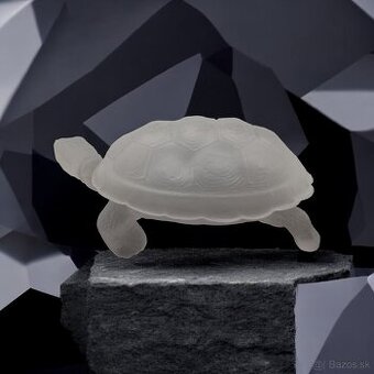 velká dóza zleva matované sklo 22cm