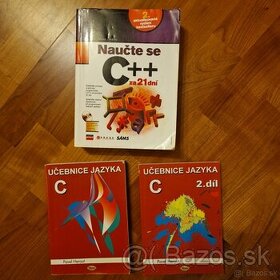 Učebnice jazyka C (1 a 2 díl) a Naučte se C++