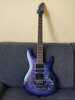 Ibanez S570DXQM Bright Blue Burst