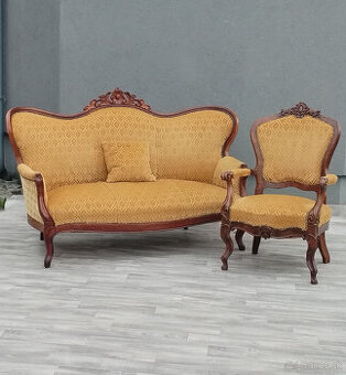 Set “BAROKO” – pohovka + kreslo.