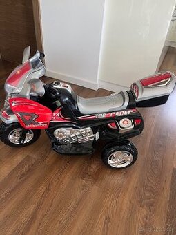 Baby Mix elektrická motorka Racer červená