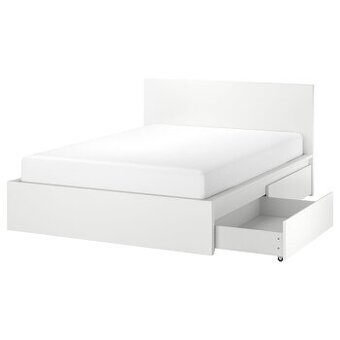 IKEA MALM, postel , komoda,