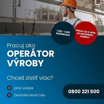 Operátor výroby