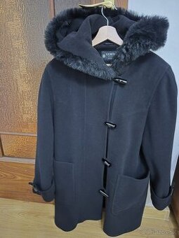 Dámsky zimný kabát s podšívkou a s kapucňou