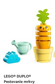 Lego duplo pestovanie mrkvy