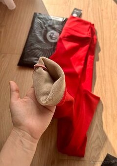 Zateplené legíny Lelosi, S červené Nové - 1