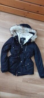 Dámska zateplená bunda - čierna, béžová, khaki XS / Nová