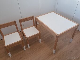 Ikea detsky stol a stolicky