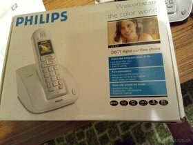 Digitálny bezdrôtový telefón Philips  perlovo strieborný
