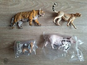 Schliech zvieratká - tiger,  gepard, prasa, jorkšír
