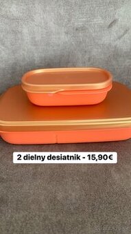 2 dielny desiatnik Tupperware