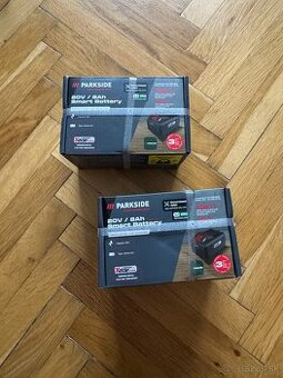 Predám úplne nové originál PARKSIDE akumulátory 20V 8Ah