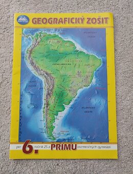 Geografický zošit 6. ročník