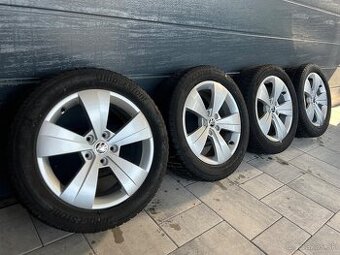 DISKY ŠKODA R17 5x112 6,5J ET41 pneumatiky na dojazd