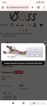 Riadiaca jednotka City Boss V5