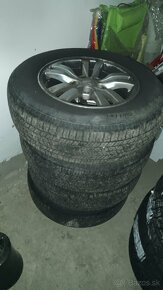 4 ks Elektrony + 4 letné pneu 16'