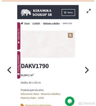 Predam dlazbu Rako LACNO