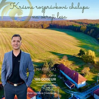 Krásna rozprávková chalupa na okraji lesa