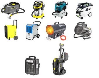 RENT-ALL požičovňa náradia - čistiaca technika, ohrev