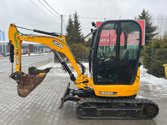 Minibager minirypadlo JCB 8025 ZTS,  3 lizice, Kubota, Volvo