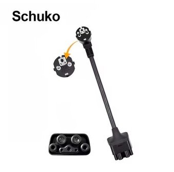 Adapter Tesla 16A 250V Schuko Redukcia