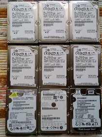 Predám 2,5 palca SATA hard disky - 1