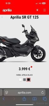 Skúter APRILIA SR GT 125