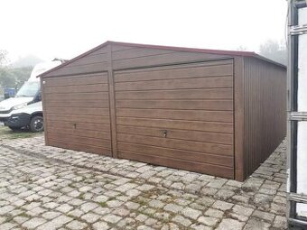 Plechová garáž 6x5,8 m