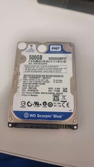 HDD Disk 500 GB 3ks 1ks=5eur