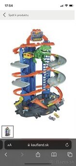 Hot Wheels ultimátna garáž s T-Rexom
