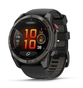 Garmin Fenix 8 Pro 51 mm AMOLED carbon gray titan, NOVE - 1