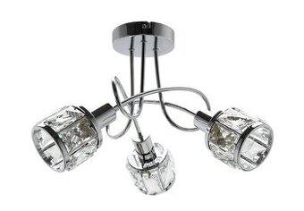 Moderná sada krištáľových svietidiel (chróm) – aj jednotlivo