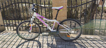 dievčenský horský bicykel Rock Machine 24