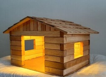 Jedinečný ručne robený Betlehem z dubového dreva