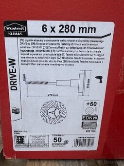 KLIMAS Tanierová Kotva do dreva s kovovou skrutkou