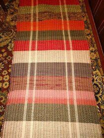 pestrý ručné tkaný koberec na krosnách 7eur/m - 1