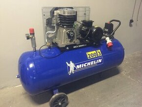 Piestový kompresor Michelin 200l 10bar - 1