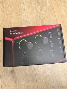 Focusrite Scarlet 4i4 (4th Gen) NOVÁ zvuková karta