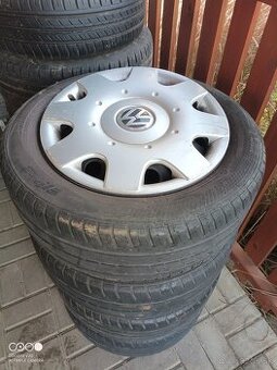 Plechové disky 5x100 r16 + puklice VW