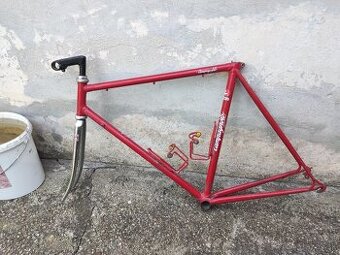 Predám rám Campagnolo Columbus – červený, s vidlicou