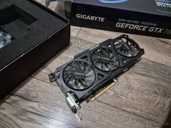 Predám GIGABYTE GTX 760 WindForce 3X OC 2 GB