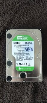 Predám HDD WDC 500 GB, 3,5", funkčný