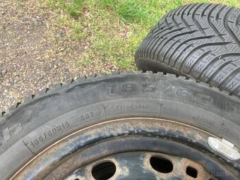 Plechové disky škoda/vw/ seat 5x100 + zimní pneu 185/60/15