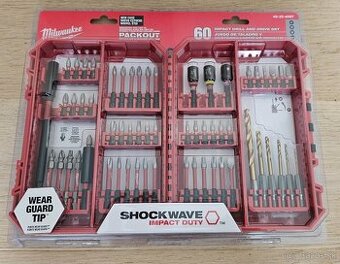 Nové Sety bitov a vrtákov Milwaukee Packout