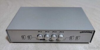 ✔️ kvm switch pre 4 pocitace a 1 monitor